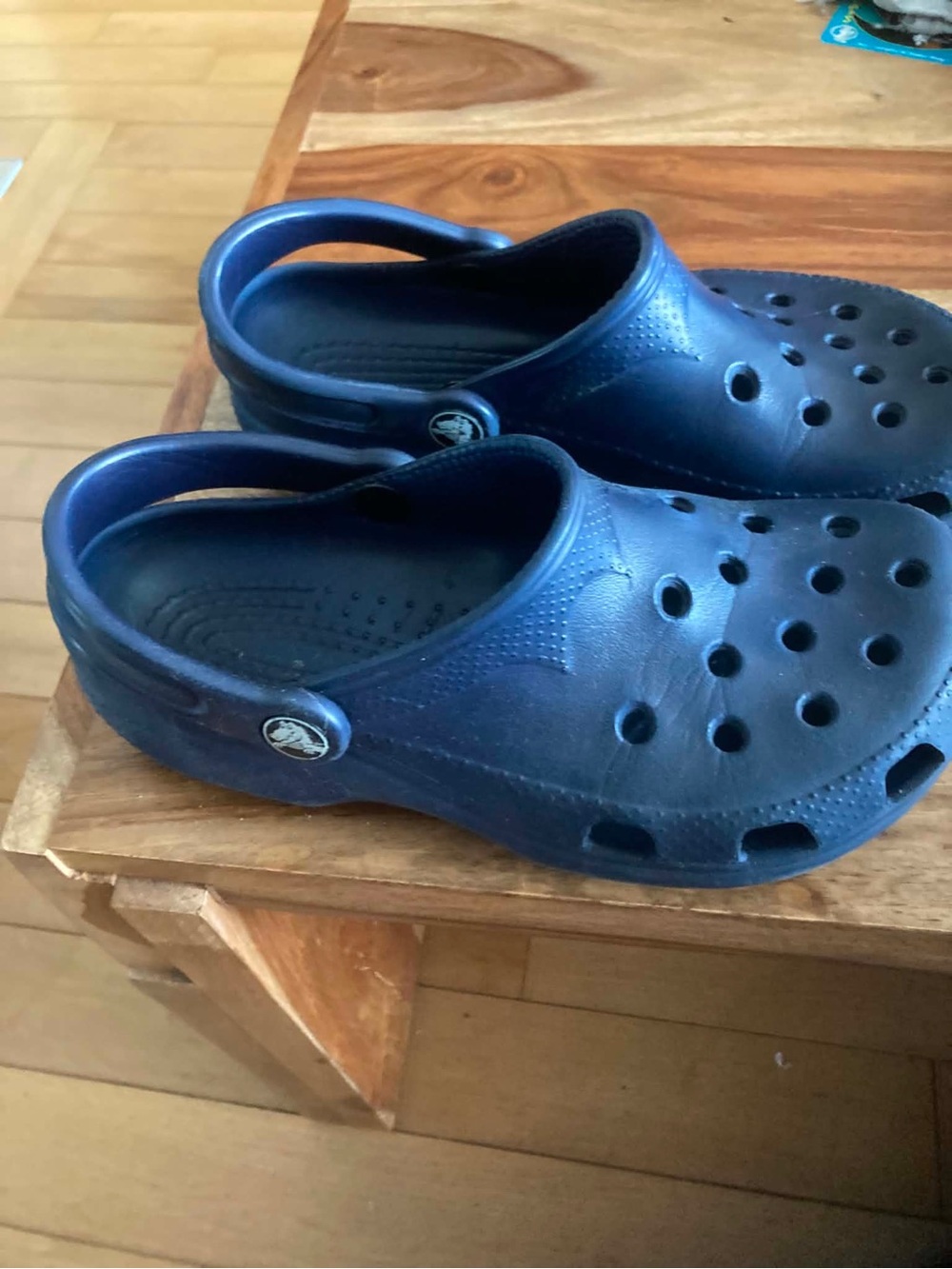 CROCS Navy Textured Sole Clog